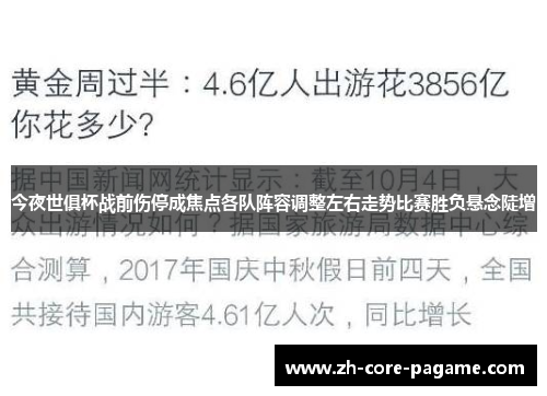 今夜世俱杯战前伤停成焦点各队阵容调整左右走势比赛胜负悬念陡增